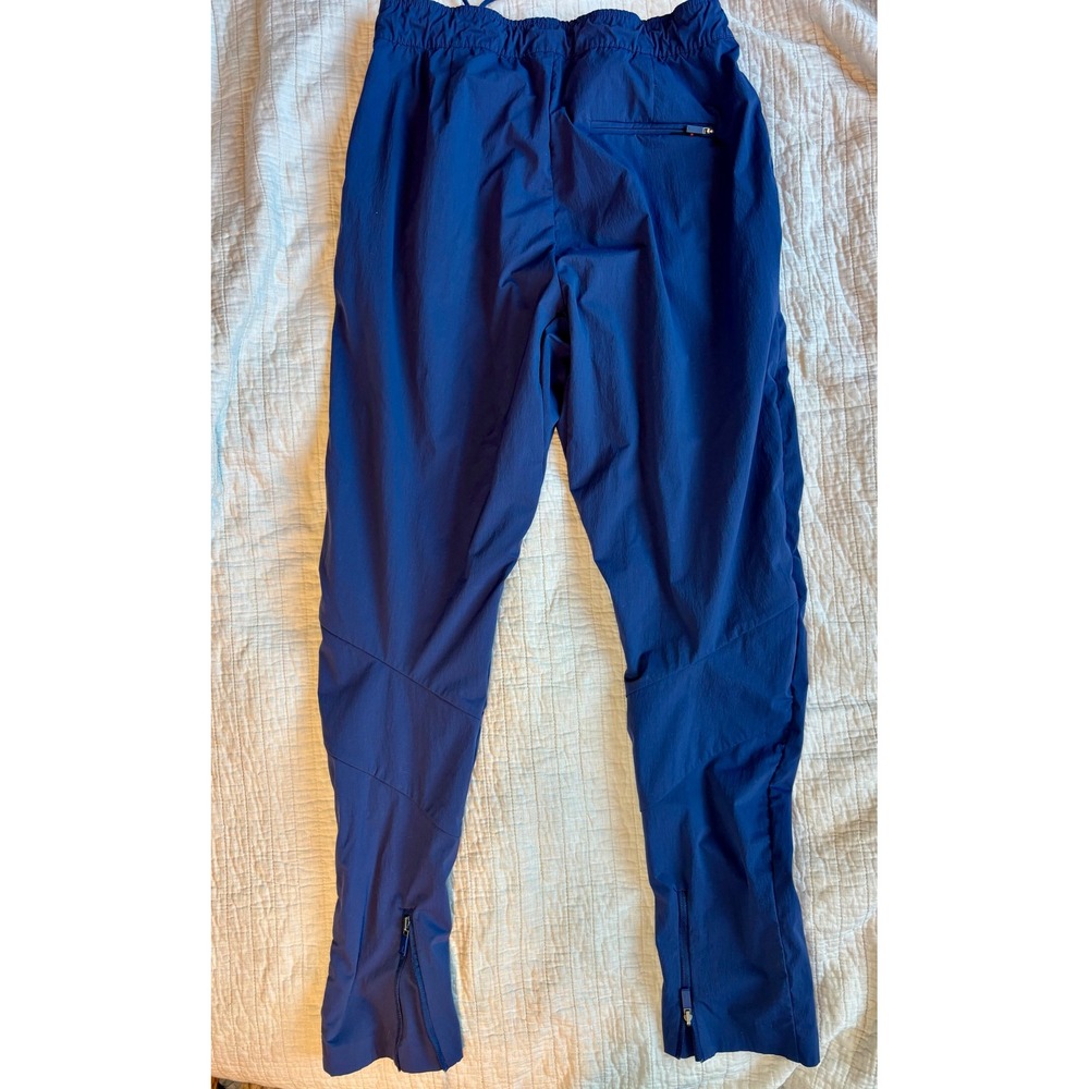 Jordan 23 Engineered Track Pants Navy Blue Nylon Tapered Zipper Cuffs Mens Small